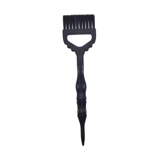 Veemoon 2 piezas Herramienta Profesional para Teñir Cabello Cepillo de Nylon Grande con Peine para Aplicar Tinte Práctico y Duradero para Salones y Doméstico Color Negro