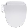 ZMJH 236D Bidet Toilet Seat, Round Smart Unlimited Warm Water, Vortex Wash, Electronic Heated, Warm Air Dryer, Rear and Front Wash, LED Light, Need Electricity, White (Round)