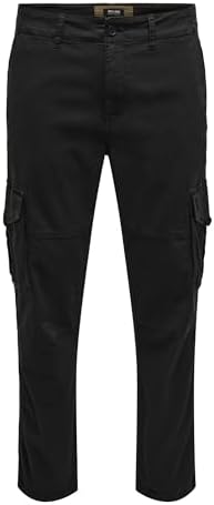 Only & Sons ONSDEAN Life TAP Cargo 0032 Pant NOOS broek voor heren, servies, 29/34, serviesgoed, 29W x 34L