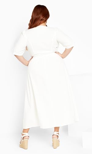 Image of City Chic Women's Plus Size Sunset Stroll Dress