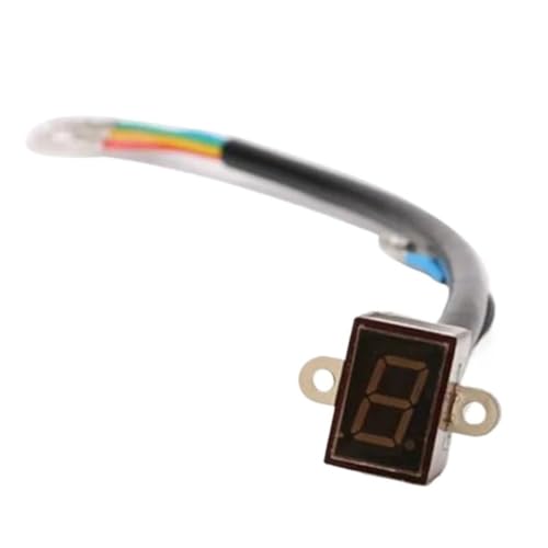 Jauge de levier d'embrayage et indicateur de vitesse moto LED 12V