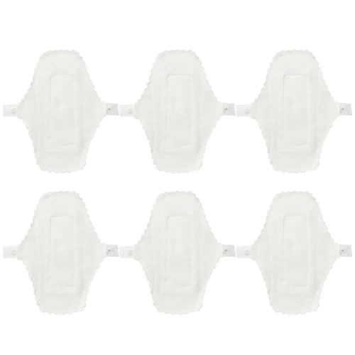 WEKADRIN Compresas Algodón Lavables Impermeables 3 Piezas 180 Mm para Mujer Uso Diario y Ejercicio Diseño Reutilizable