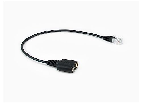 Equip Cavo Telefonico Rj9 Su Jack Da 2 X 3,5 Mm Per Cuffie, 25 Cm