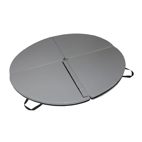 JISADER Folding Pole Dance Mat Dancing Floor Cushion,Versatile Convenient Yoga Pad Equipment for Outdoor Training, Light gray