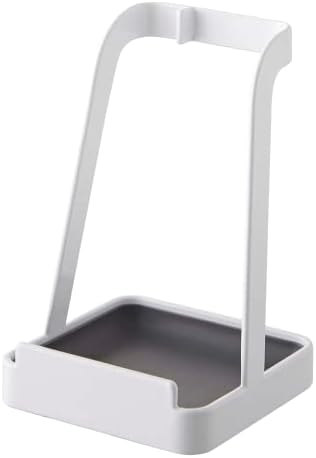 YAMAZAKI Home Ladle Holder - Lid Stand For Utensils In Kitchen, Steel, Water Resistant, No Assembly Req.
