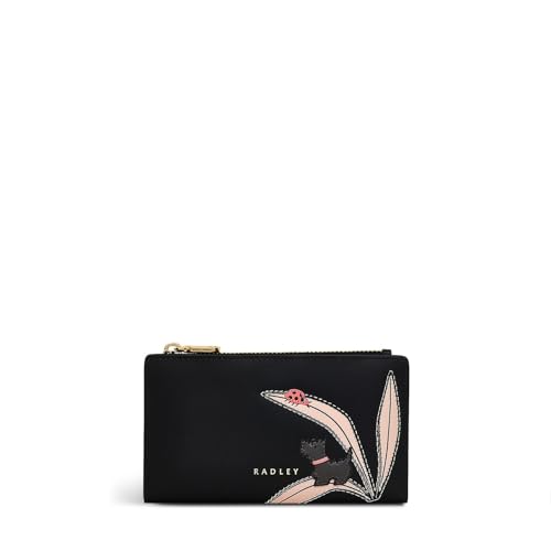 RADLEY Womens The Tales of Spring Medium Ziptop Purse Black One Size