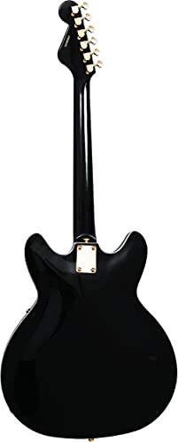 Hagstrom Guitare électrique Viking 67″ – Noir brillant - Les Beatles, Paul McCartney, John Lennon, RIngo Starr, George Harrison Hagstrom Guitare électrique Viking 67" - Noir brillant – Image 3