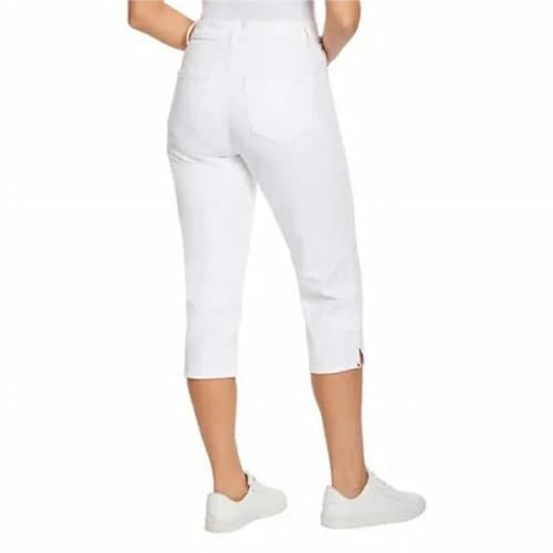 Gloria Vanderbilt Women's Amanda Capri Classic Rise Side Slit Detail2