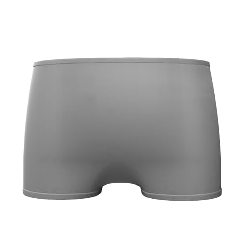 Generico Traje de baño para hombre, traje de baño para hombre | Traje de silicona de pantalones cortos de playa,Baúles de Elásticos Cómodos y resistentes a los rayos UV para uo, Gris, 30