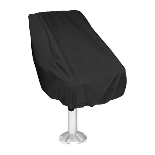 Boat Seat Cover, Oxford Cloth Fabric Heavy Duty Boat Bench Chair Seat Cover, Black
