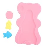Éponge de bain pour bébé - confortable et souple, respirante et sûre, elle ne blessera pas la peau délicate de votre bébé, coussin de bain pour bébé
