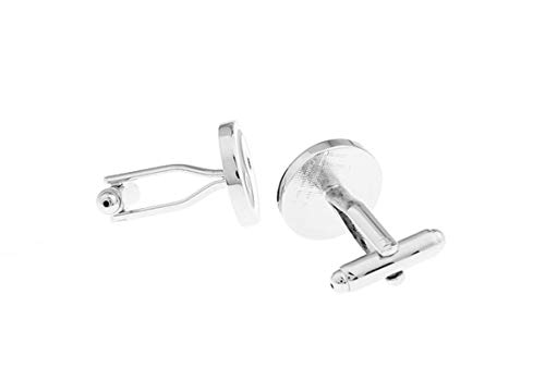 Mancuernillas Daesar hombre plata Ying Yang boda miniatura 2