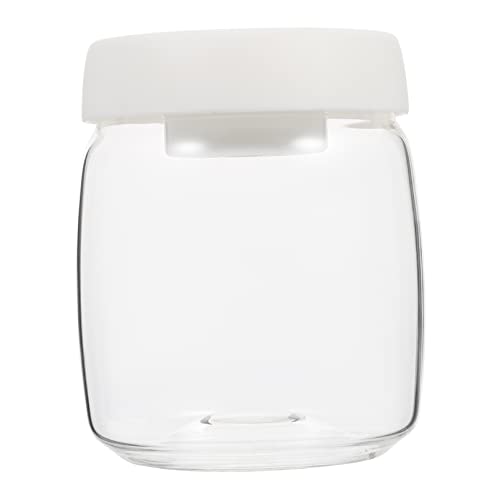 NAMOARLY 1Pieza Almacenamiento Al Vacío De Vidrio Borosilicatado Para Transparente Para Encurtidos Fiambres y Almacenamiento