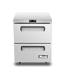Migali C-U27F-D-HC 27″ Under-counter & Work Top Freezer with Drawers