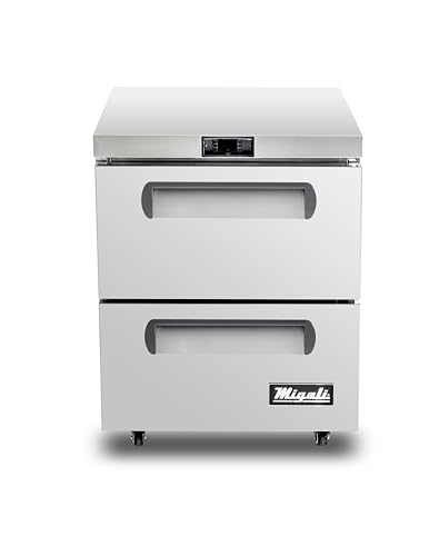 Migali C-U27F-D-HC 27" Under-Counter & Work Top Freezer