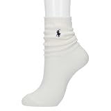 POLO RALPH LAUREN レディース ワンポイント ローゲージ リブソックス 03207538 22-24cm 91.オフホワイト