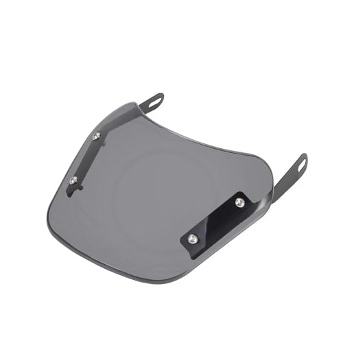 Pare-brise universel moto pour phare 6.5-9.45 pouces déflecteur de vent noir
