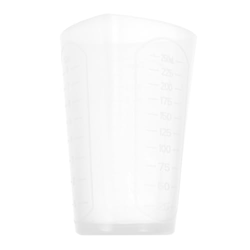 OSALADI Gobelet Doseur Silicone Gradué pour Mélanger Résine Époxy Colle Et Liquides Flexible Facile à Nettoyer Utiliser