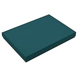 5 x DIN A4, boîte cadeau et contenant de haute qualité, 30,2 x 21,3 x 2,1 cm, pétrole, carton robuste de 650 g/m²