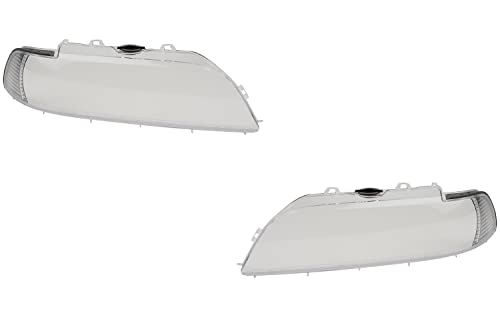  Faro principale in vetro adatto per BMW Serie 5 E39 09/00-06/03 Set Li R