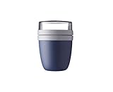100% auslaufsicher Mepal Ellipse Lunchpot, Polypropyleen (PP), PCTG, Nordic Denim, 10.7 cm