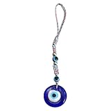 KESYOO Evil Eye Keychain Car Hanging Ornaments Turkish Blue Evil Eye Charms Bag Keyring Hanging Ornament Car Accessories Amulet for Good Luck