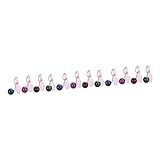 GALPADA 12pièces Mini Bowling Keychain Set Pvc Hanging Keyrings for Bags Backpacks and...