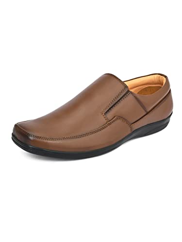 Image of FENTACIA Genuine Leather Mocasin Formal Shoes for Men