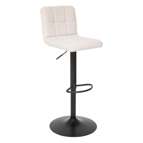 Atmosphera - Lot de 2 tabourets de Bar delek Beige 104x52x45cm