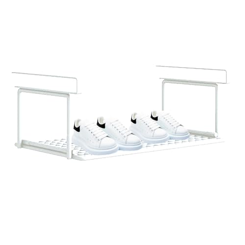 Jubepk Zapatero que ahorra espacio, estante organizador de almacenamiento para cocina, lavandería, escritorio, entrada, armario, despensa