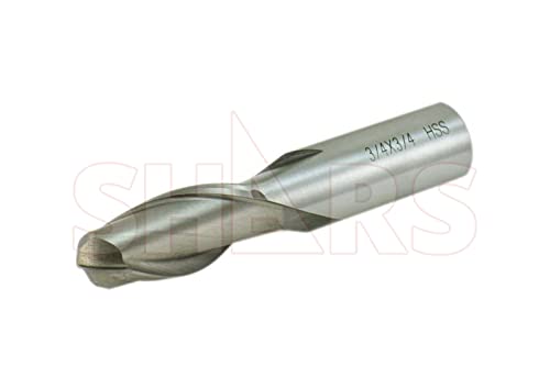 Shars 404-5964 2 Flute Hss Ball Nose Single End Mill Set 9 Pcs 404-5964 S) thumb #2