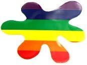 Rainbow Splash Static Cling