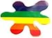 Rainbow Splash Static Cling