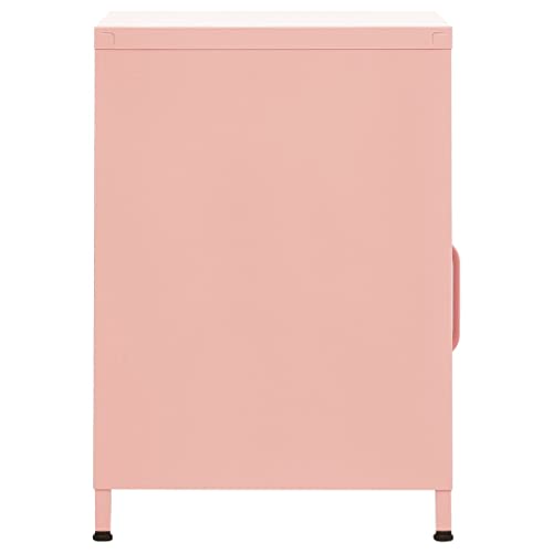 Table de chevet rose petit espace meuble de rangement chambre et salon