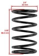 #US Part Replacement for Primary Drive Clutch Black Spring for P0laris for 7043681 7041526 7041781