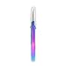 YSJJZRL Colorful Blackhead Acne Extraction Tweezers Stainless Steel Tweezer Tool for Remove Whitehead Pimple (Oblique Clip)