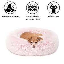 Cama Pet Nuvem 70x70cm e 50x50cm Cachorro/Gato Tamanhos M e G (Cinza, G)