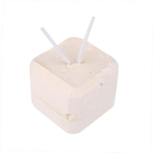 SUPVOX ミネラルストーン カルシウム 噛むおもちゃ ハムスター うさぎ チンチラ モルモット リス 歯磨き 歯のケア 素材 設計 ケージ固定可