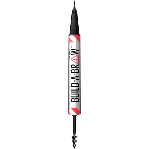 Maybelline Eyebrow Pen & Gel Build A Brow 2 in 1 Waterproof 260 Deep Brown