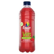 Rubicon Spring Vits Strawberry Watermelon Still Vitamin Water - 15 Calories per bottle for healthy hydration - Drinks Multipack 12 x 500ml Bottles