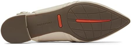 Rockport Women's Total Motion Adelyn Sling Ballet Flat, Vanilla Leather Pearl, 7 Wide | Image 1