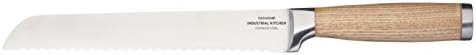 KitchenCraft Industrial Kitchen 5-Piece Stainless Steel Knife Set and Knife Block