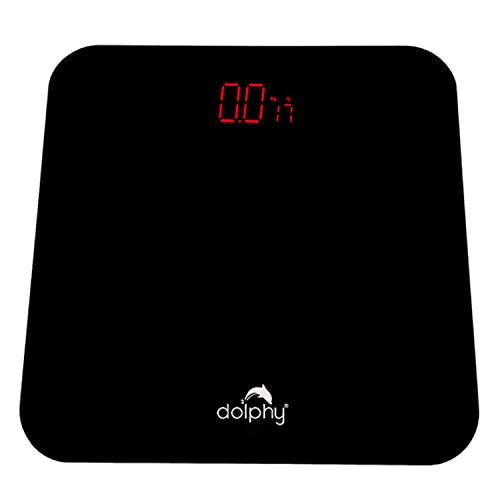 Dolphy Digital Electronic LCD Personal Body Fitness Weighing Scale for human body – Measure Up to 180kg.