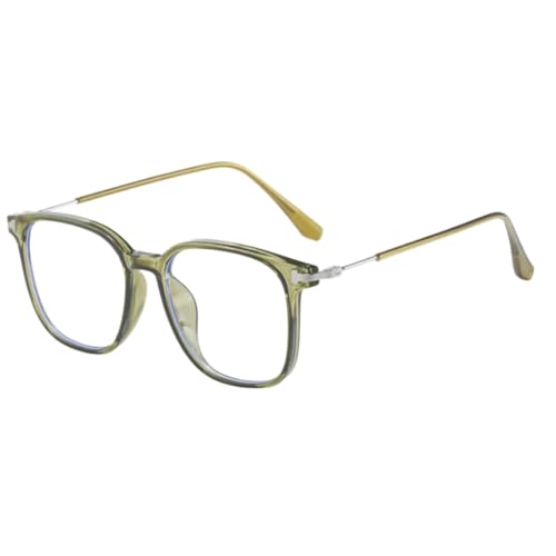 Image of Shiratori Square Blue Light Blocking Glasses for Women Men, Lightweight Frame Anti Eyestrain Computer Glasses