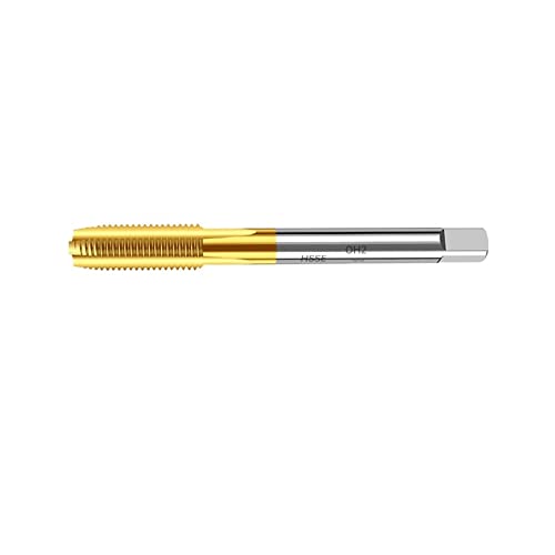 ALEYHA Machine Tap Drill Bit TiN Coating Metal Screw Hole Tap Drill Straight Flute Screw Machine Tap Tools,M8x0.75