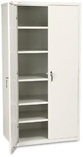 Assembled Storage Cabinet, 36w x 24-1/4d x 71-3/4h, Putty