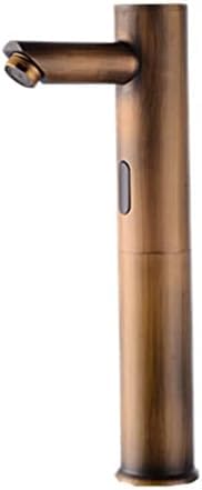 Robinet à capteur automatique antique pour lave-mains de salle de bain rétro