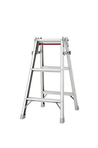 長谷川工業(Hasegawa) 脚部伸縮式はしご兼用脚立(ワンタッチバー付) 4