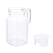 BESPORTBLE Wasser Krug mit Deckel Kunststoff Wasser Karaffe Iced Tee Krug Krug für Wasser Tee Saft Limonade Getränke 600ML