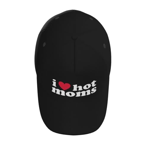 I Love hot Moms Baseball Hats for Men and Women - Classic Adjustable Hats4